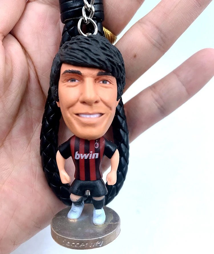 Design PVC Football Player Keychain Set Multicolor Accessories - 16