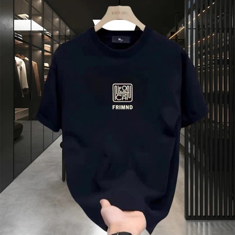Design FRIMND Bold Logo Print Black T-Shirt T-Shirts - 2
