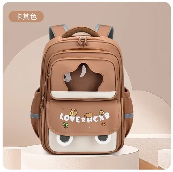 Design Kids School Backpack Navy Blue with Space Motif - 18
