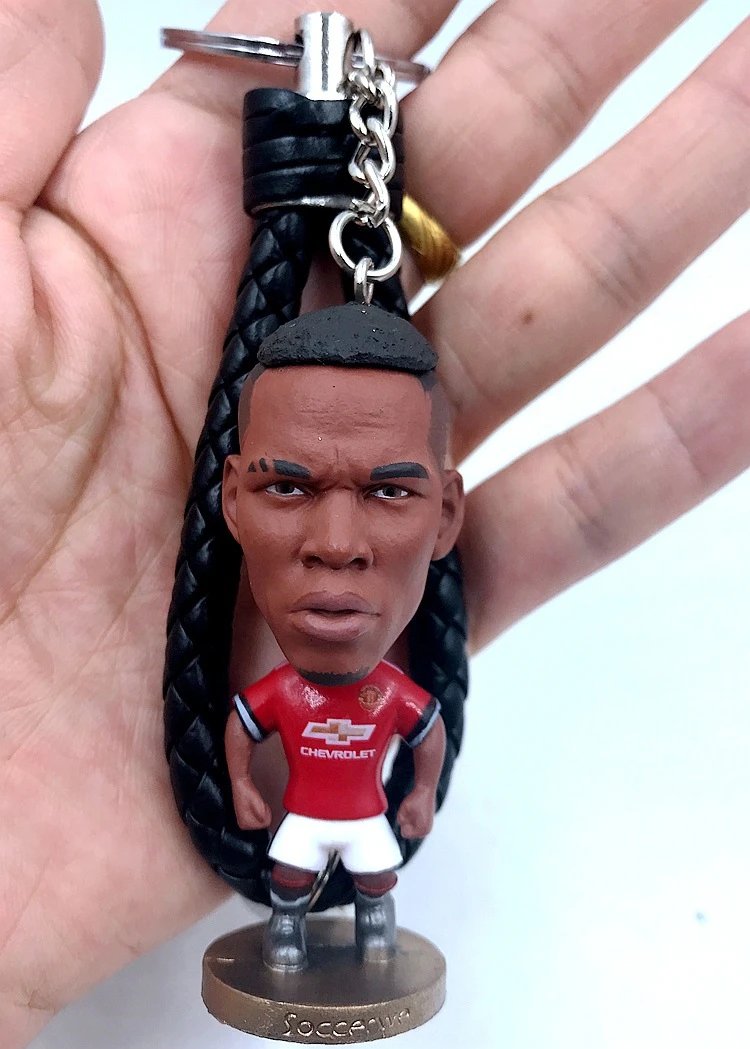 Design PVC Football Player Keychain Set Multicolor Accessories - 18