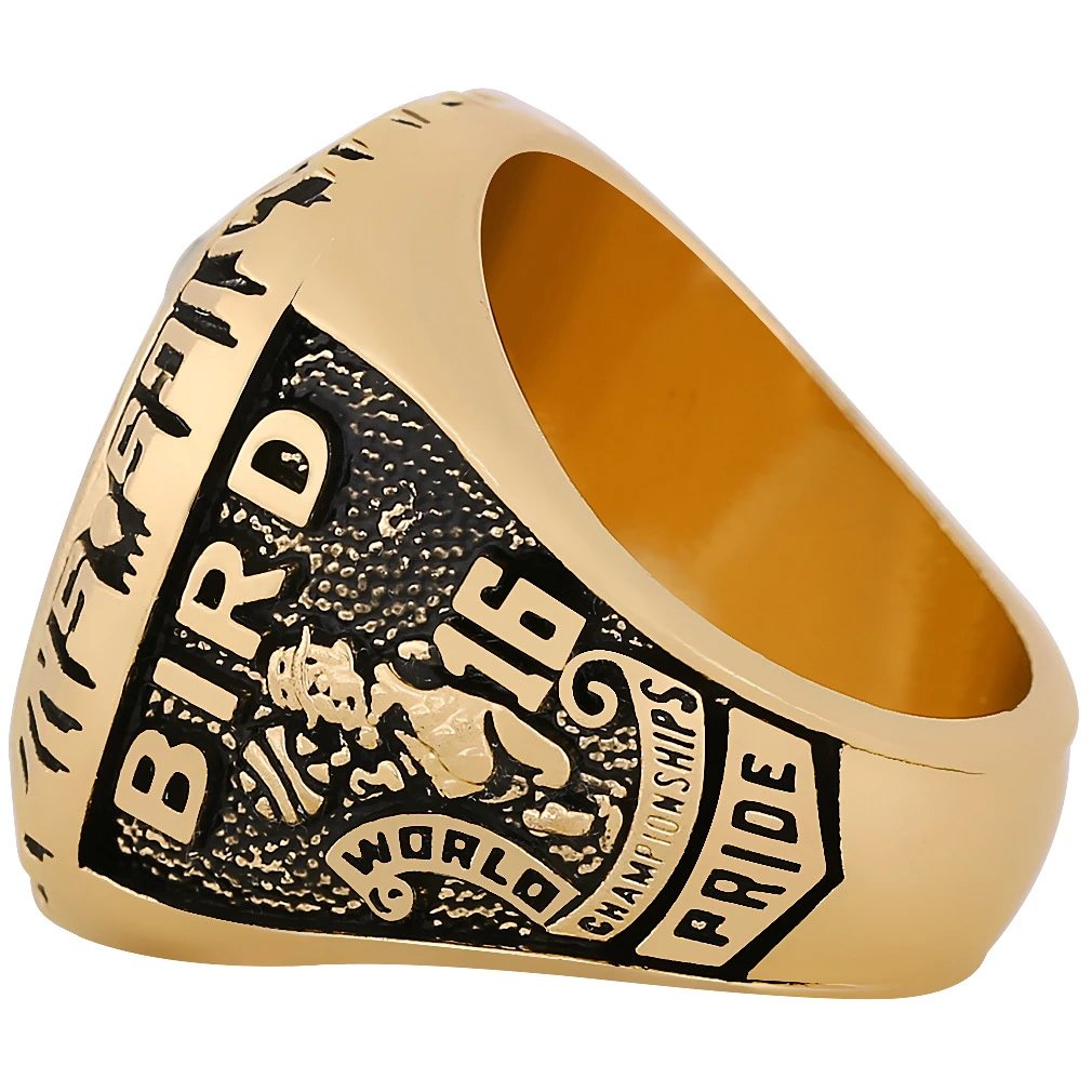 Design Boston Celtics 1986 NBA Championship Ring Replica Gold Jewelry - 4