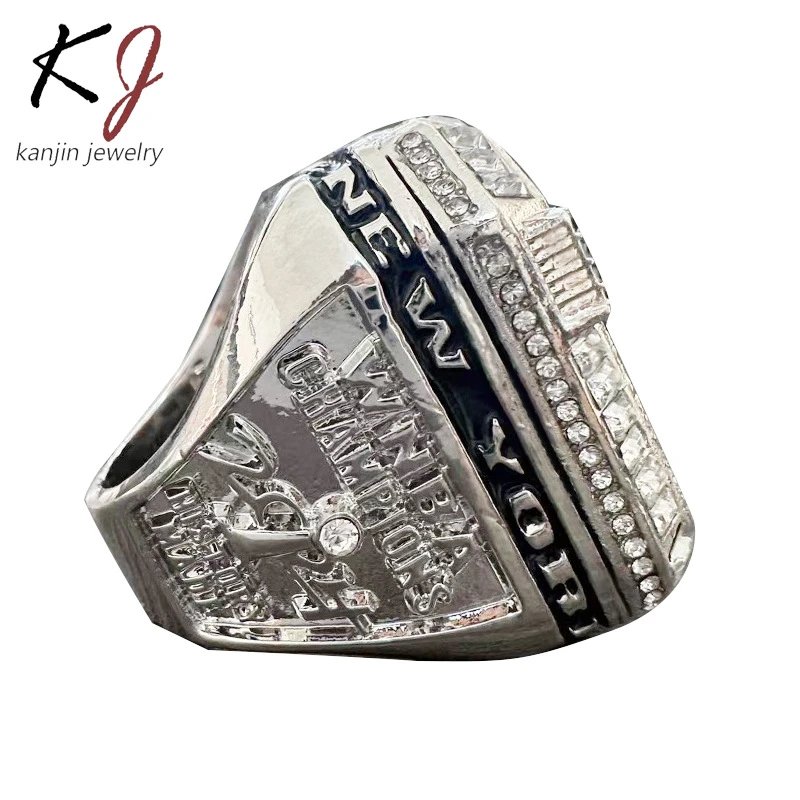 Design Kanjin Jewelry Butterfly Crystal Ring Silver Blue Black Jewelry - 5