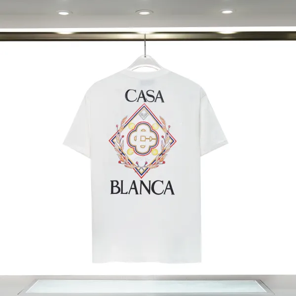 Casablanca Casa Blanca Graphic Print White T-Shirt - 1