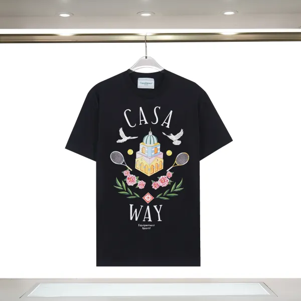 Casablanca Casa Way Graphic T-Shirt Black - 1