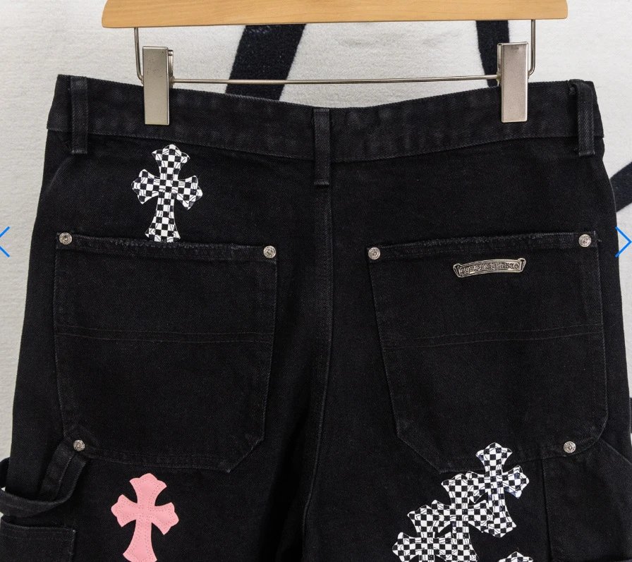 Supreme Cross Embroidered Brown Pants - 12