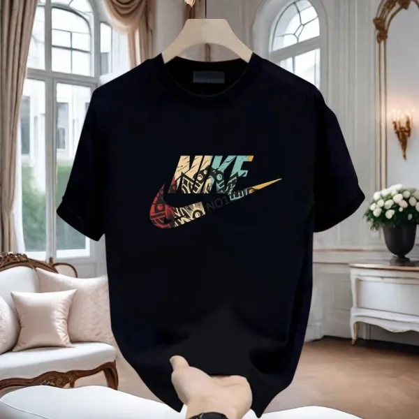 Nike Swoosh Graphic Print White T-Shirt - 18