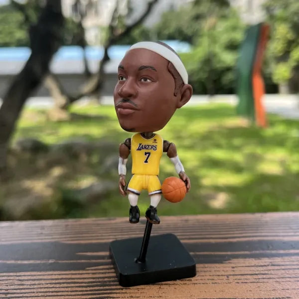 Los Angeles Lakers LeBron James Bobblehead Figurine Accessories - 3