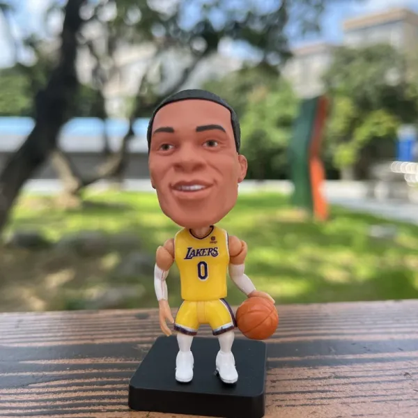 Los Angeles Lakers LeBron James Bobblehead Figurine Accessories - 4