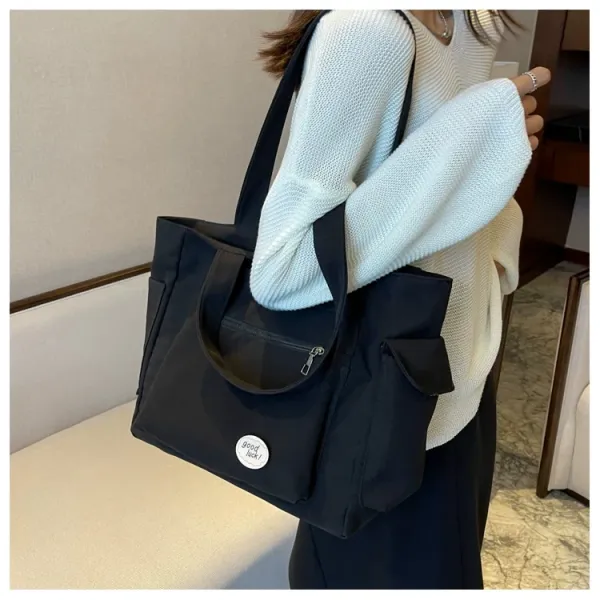 Design Good Luck! Tote Bag Beige Handbag Tote Bag - 23