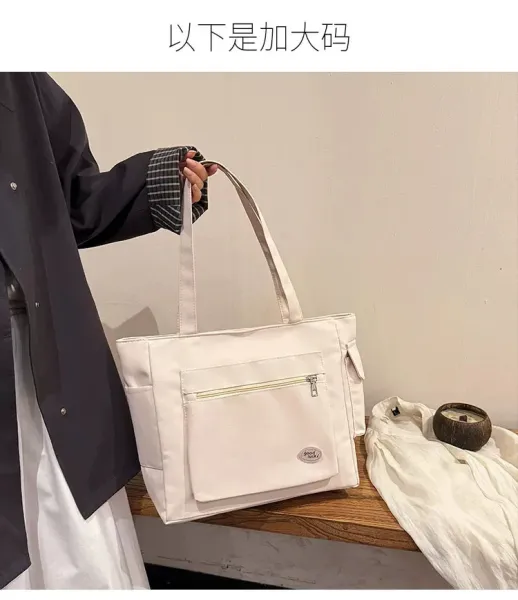 Design Good Luck! Tote Bag Beige Handbag Tote Bag - 25