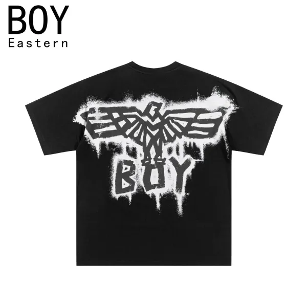 Design BOY London Wings Graphic Black T-Shirt T-Shirts - 37
