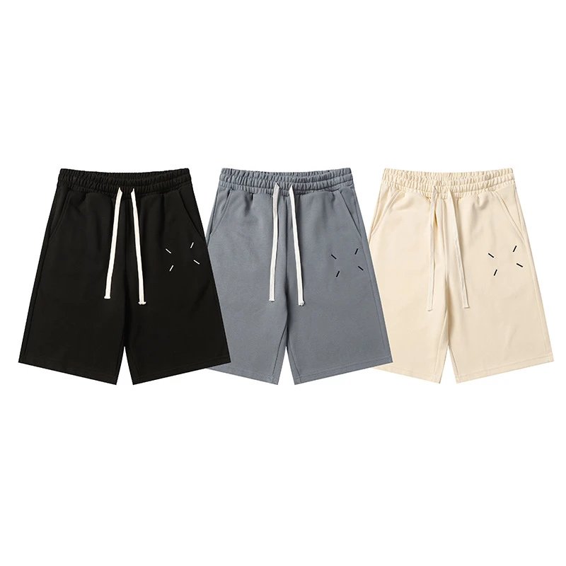 Cross-Border Streetwear Maison Margiela New Logo Print Drawstring Casual 5-Inch Shorts