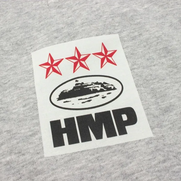 Design Half-Zip Oversized T-Shirt Gray - 16