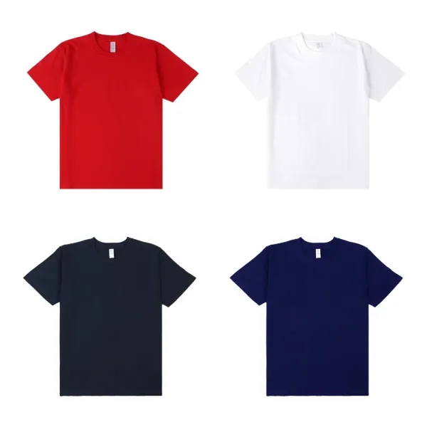 Design Basic Crew Neck Orange T-Shirt - 14