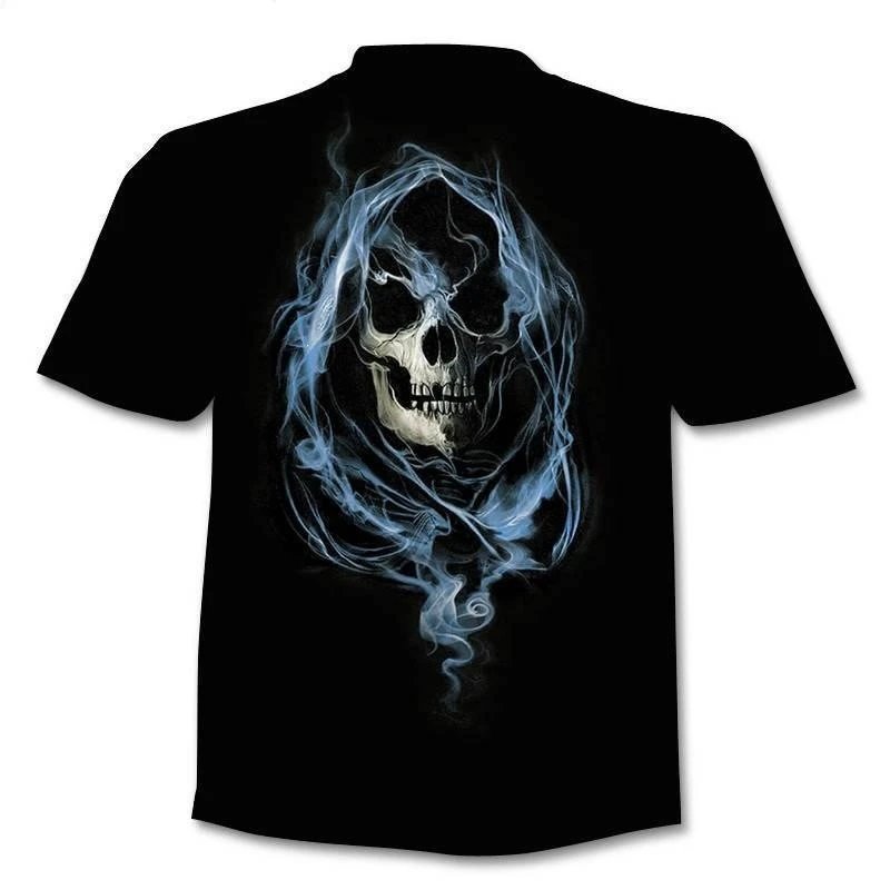 Design Grim Reaper Rocker Black T-Shirt - 35