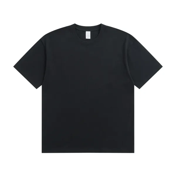 Design Basic Crew Neck Black T-Shirt Tops.t Shirts - 1