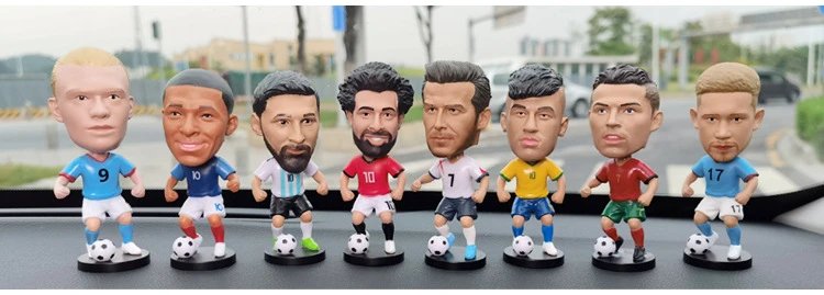 CBF Ronaldinho Bobblehead Figure Yellow / Blue Collectible Accessories - 11