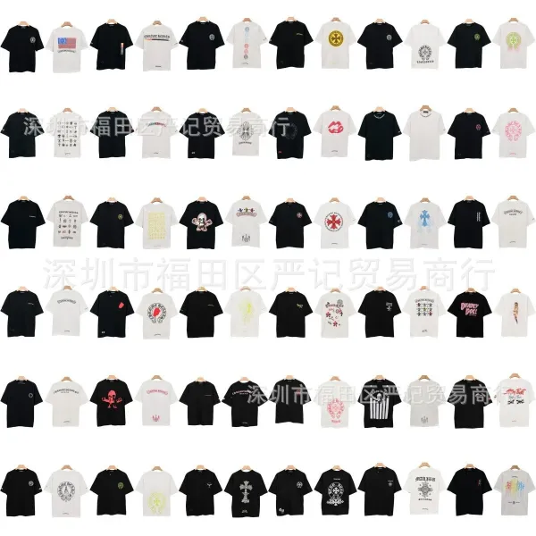 Chrome Hearts American Flag Graphic T-Shirt Black - 3