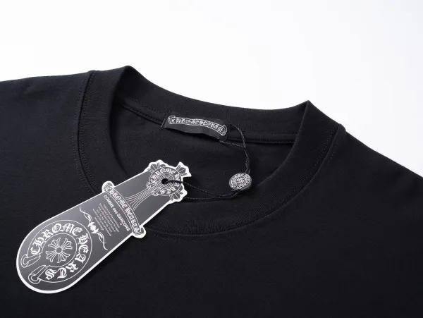 Chrome Hearts American Flag Graphic T-Shirt Black - 6