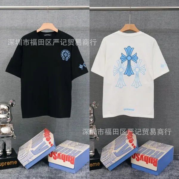 Chrome Hearts American Flag Graphic T-Shirt Black - 24