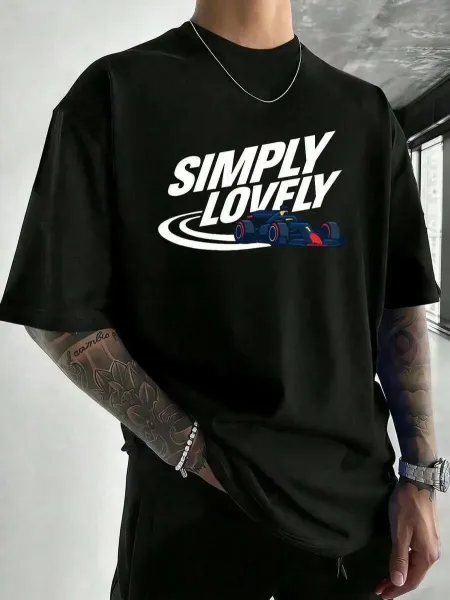 Design Simply Lovely Formula 1 Graphic T-Shirt White - 14