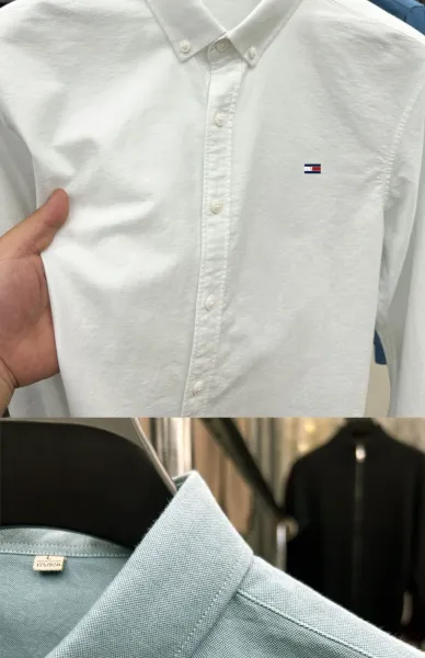 Tommy Hilfiger Button-Down Shirt Light Blue - 14