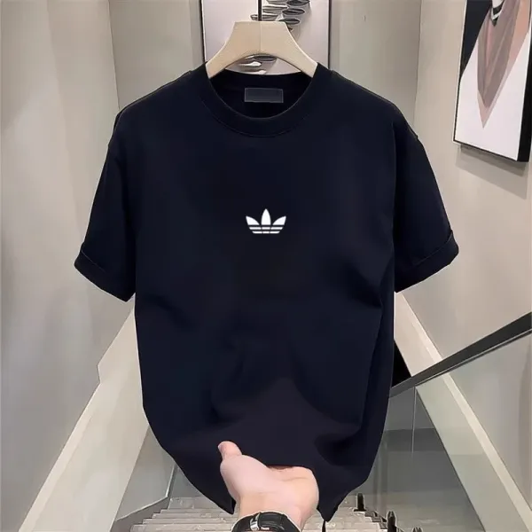 Adidas Originals Trefoil Logo Black T-Shirt - 1