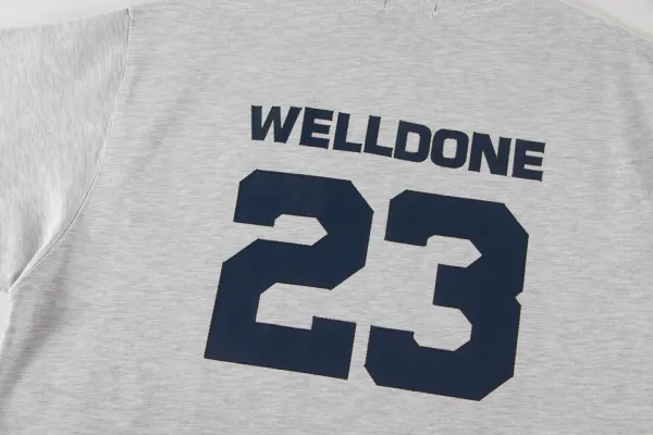 Design WellDone 23 Number Graphic T-Shirt Black T-Shirts - 14