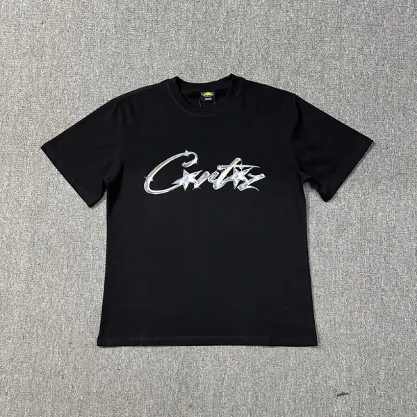 Corteiz Script Logo White T-Shirt - 9