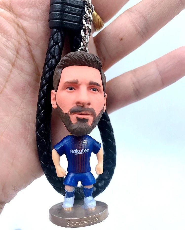 Design PVC Football Player Keychain Set Multicolor Accessories - 17
