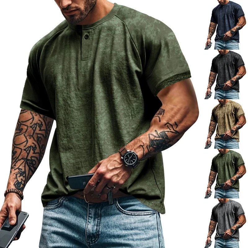Vintage Henley T-Shirt photo 7