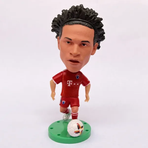 Design Al Nassr FC Cristiano Ronaldo Bobblehead Figure Yellow Blue Jersey Collectible Accessories - 14