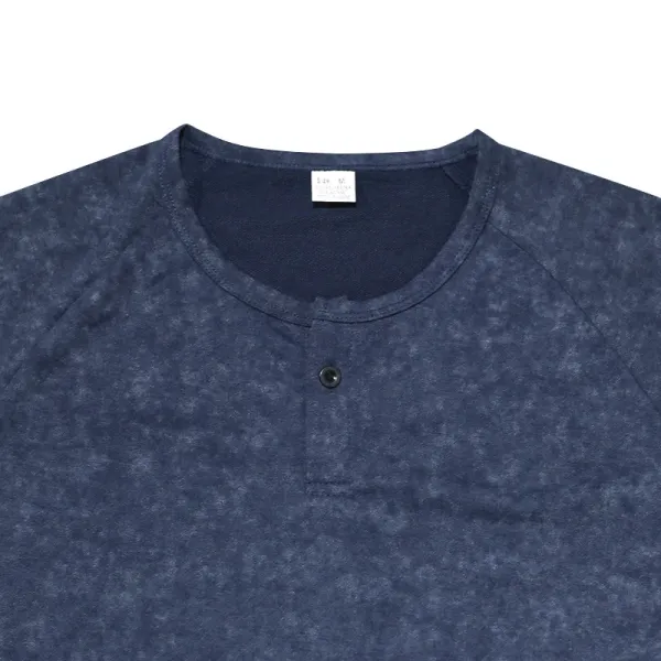 Design Henley T-Shirt Army Green T-Shirt - 7