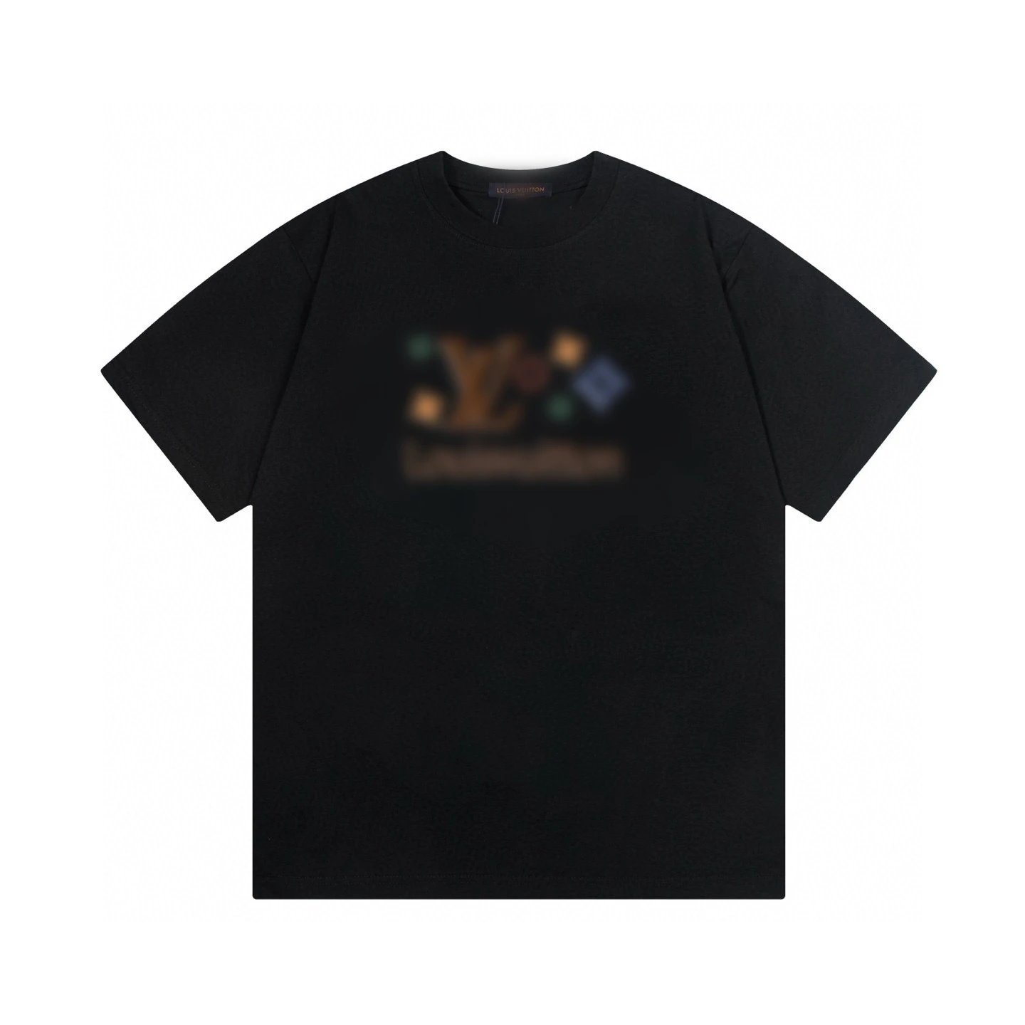 Design Abstract Print White T-Shirt - 25