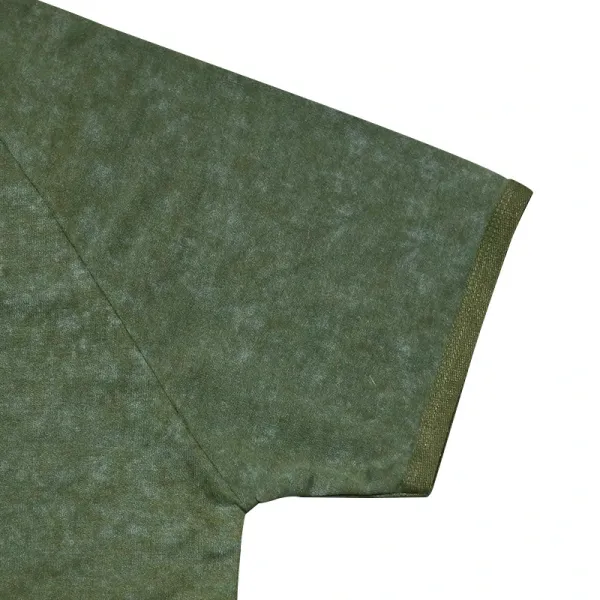 Design Henley T-Shirt Army Green T-Shirt - 22