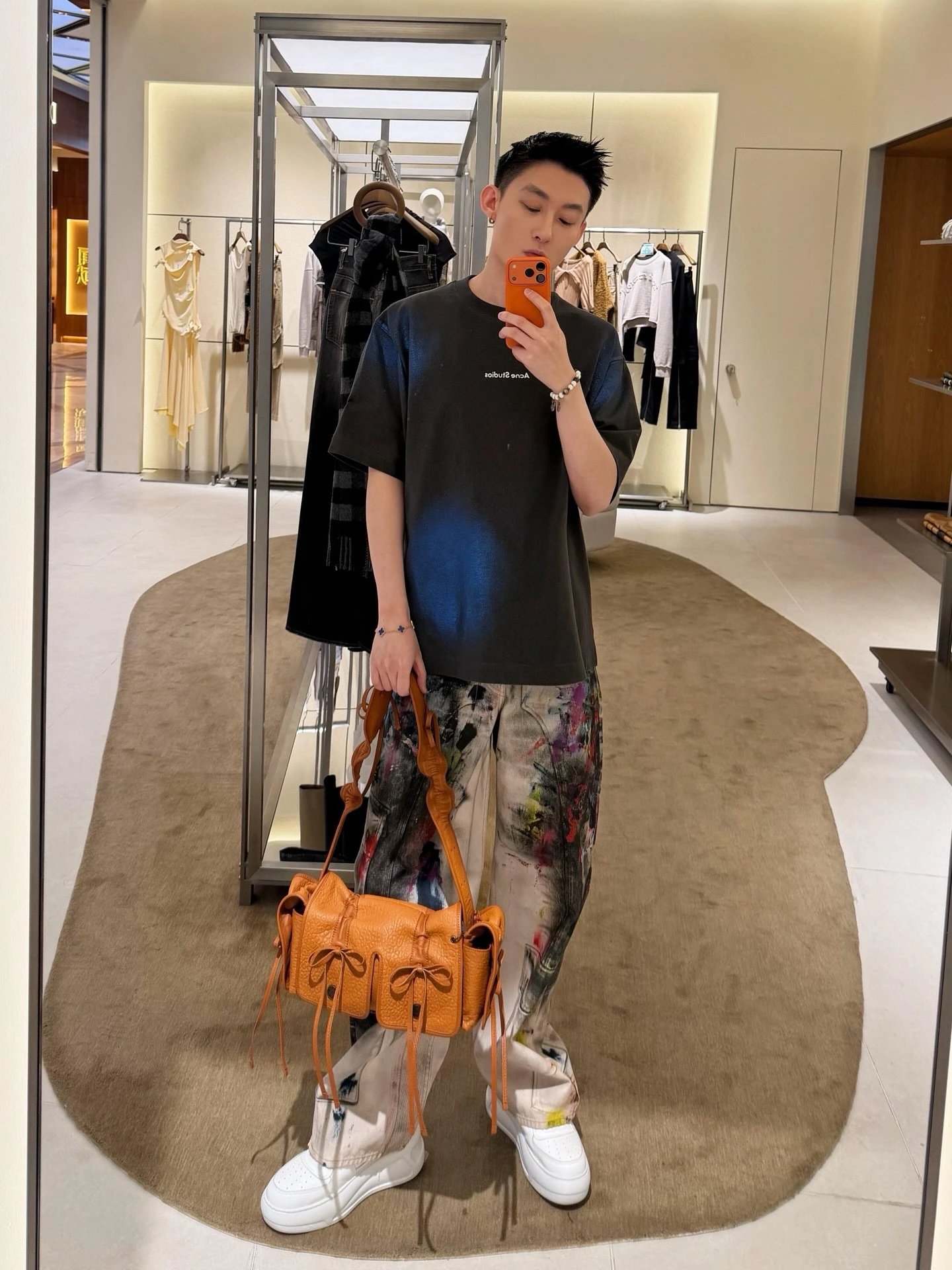 Acne Studios Est.1996 Graphic T-Shirt White - 5