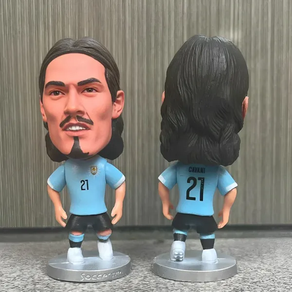 Design Soccerup Edinson Cavani #21 Argentina Jersey Bobblehead Figure Accessories - 1
