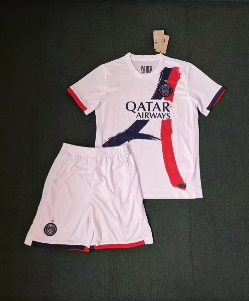 FC Barcelona 2024-25 Third Kit White / Purple Jersey and Shorts Set - 7