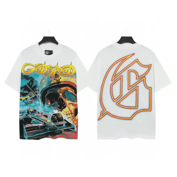 Godspeed Skeleton Graphic Black T-Shirt - 4