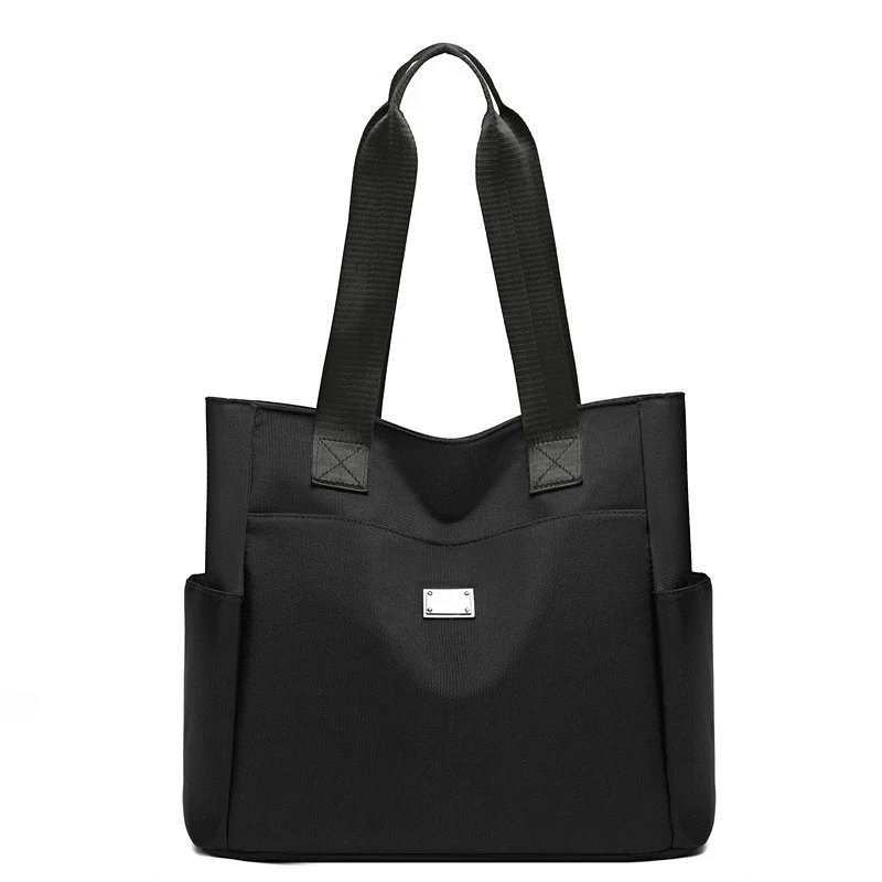 Tote Bag Teal with Black Straps Handbag