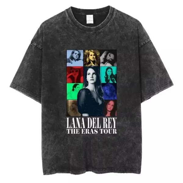 Design Lana Del Rey The Eras Tour Multicolor Graphic T-Shirt T-Shirts - 1