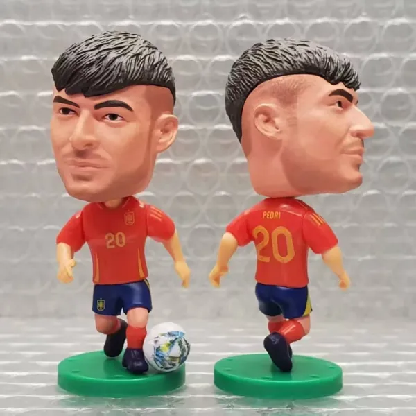 Design Spain National Team Pedri #20 Bobblehead Figure Red / Blue Accessories - 1