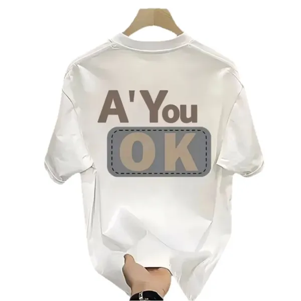 Design Basic Crew Neck White T-Shirt Tops.t Shirts - 16
