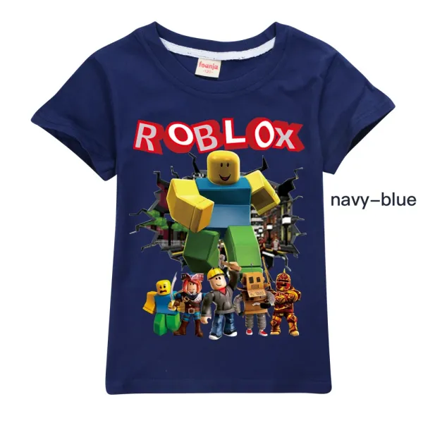 Design Roblox Character Collage Gray T-Shirt T-Shirts - 10