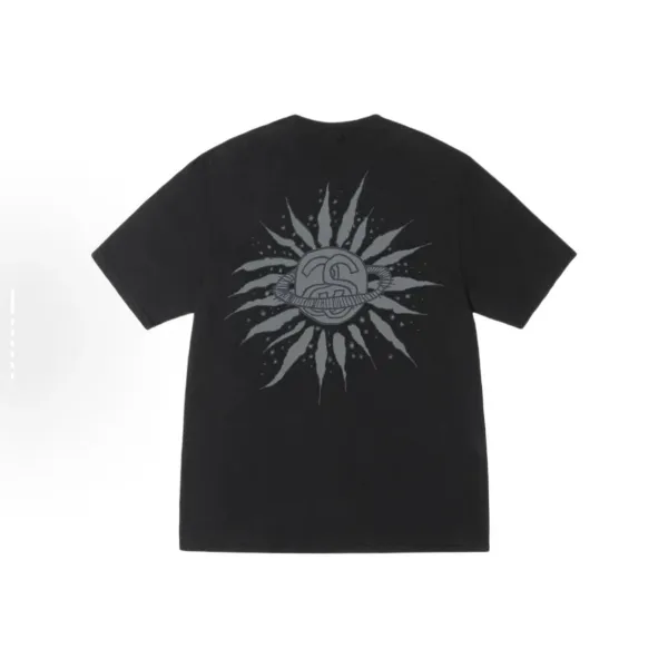 Design Halftone Logo Graphic T-Shirt Gray - 41