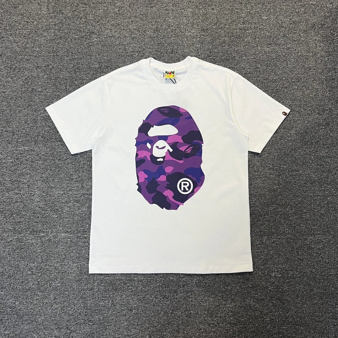 A Bathing Ape Camo Big Ape Head Black T-Shirt - 2