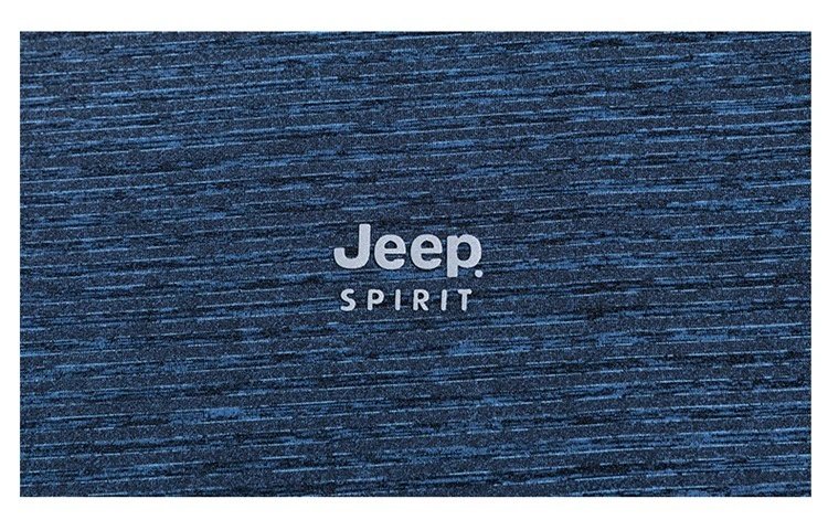 Design Jeep Spirit Marled Blue Short-Sleeve T-Shirt T-Shirts - 23