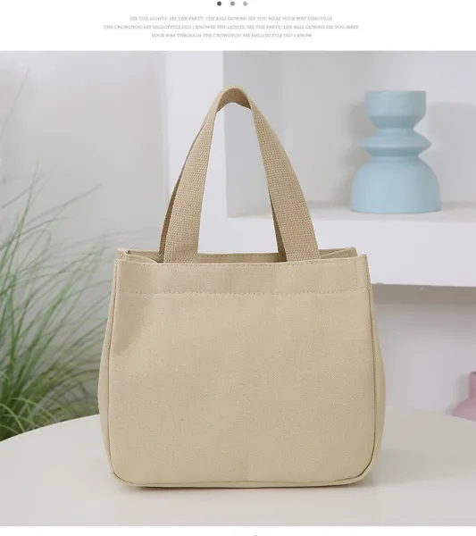Design Naughty Bear Three Canvas Tote Bag Beige Tote Bag - 28