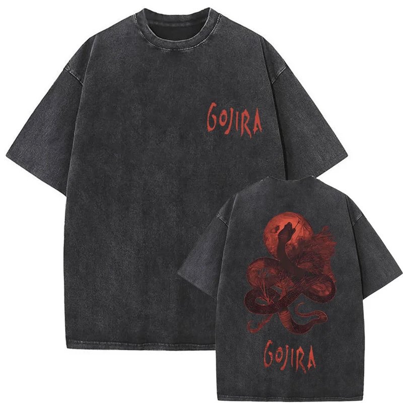 Washed Vintage Metal Band Gojira From Mars To Sirius T-Shirt