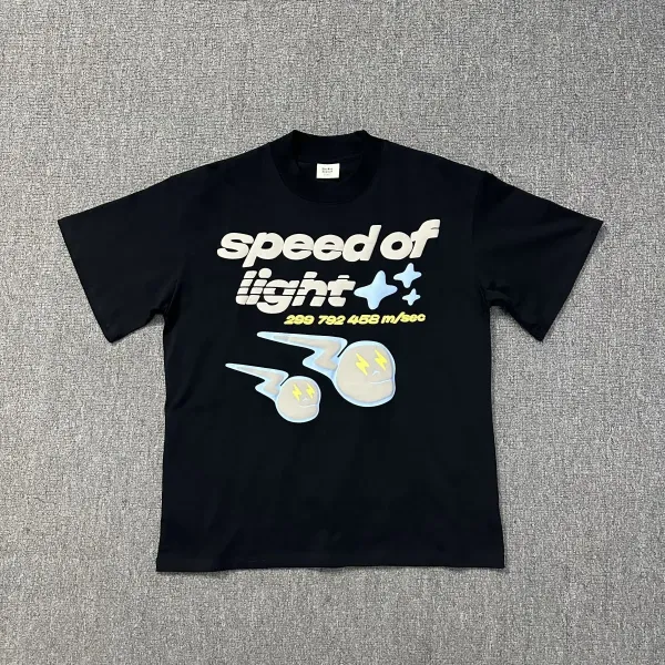 Broken Planet Born To Be Fast Raglan T-Shirt White / Blue - 4